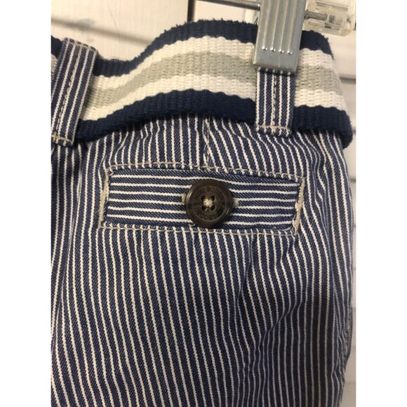 Mini Boden Size 4 Striped Pants And Belt - Picture 6 of 7